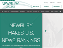 Tablet Screenshot of newbury.edu